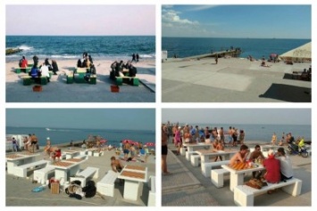 Пляжу Ланжерон вернули аутентичный вид той самой Одессы (ФОТО)