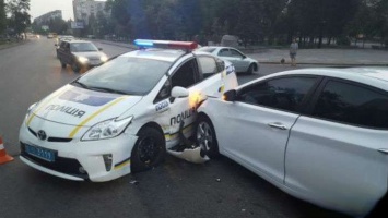 В Киеве снова ДТП с патрульной полицией (ФОТО)
