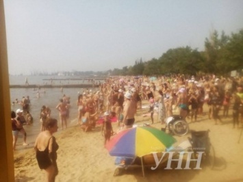 Сегодня на городском пляже Мариуполя состоялся праздник Нептуна