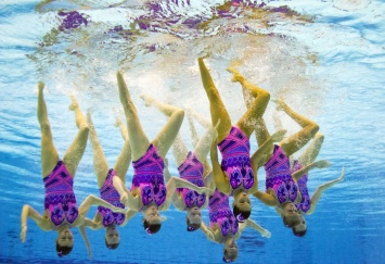 Египетские синхронистки замерзли в олимпийском бассейне