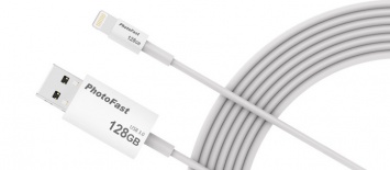 Кабель-накопитель PhotoFast Photo Backup Cable для iOS-устройств
