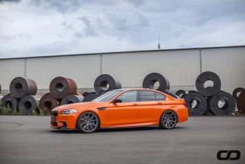 «Огненный апельсин» BMW M5 от Carbonfiber Dynamics