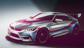 Появилось первое изображение гоночного купе BMW M4 GT4