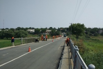 В Новгородге завершили ремонтные работы моста на а/д Новгородка - Ингуло-Каменка (ФОТО)