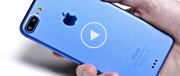 На видео показали голубой прототип iPhone 7