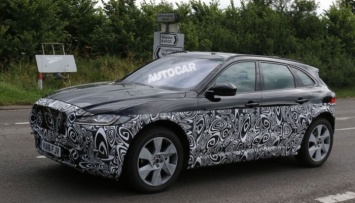 На дорожных тестах замечен новый электрокар Jaguar X590