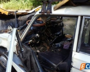 ДТП на Гостомельском шоссе: водителя вынимали спасатели (ФОТО)