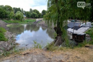 В запорожской "Дубовке" приостановили реконструкцию малого озера