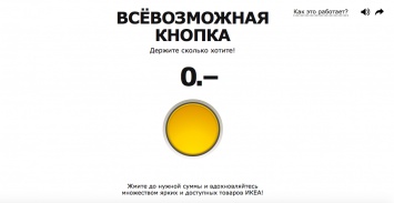 IKEA внедрила на российский сайт «всевозможную кнопку», показывающую товары на сумму от 12 рублей до 100 тысяч