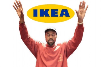 В сети появились первые шуточные изображения совместного проекта Канье Уэста и IKEA