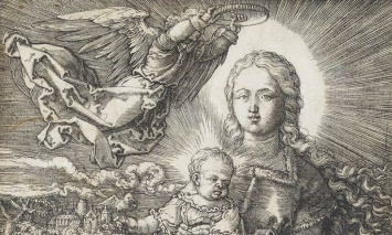 На блошинном рынке во Франции нашли гравюру "Мадонна коронованная ангелами" 500-летней давности
