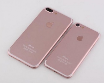 Фотографии iPhone 7 и iPhone 7 Plus цвета «розового золота» попали в Сеть