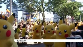 Все Пикачу сегодня в Японии - на параде покемонов
