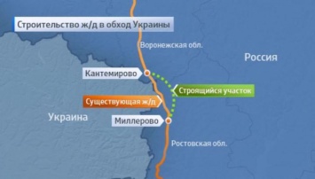 Железную дорогу в обход Украины строят с опережением графика