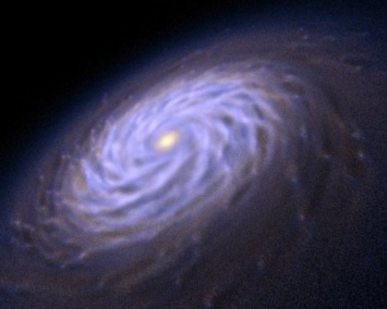 Астрофизики нашли механизм формирования спирального рукава дисковых галактик