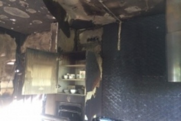 В Каменском вследствие пожара сгорел холодильник