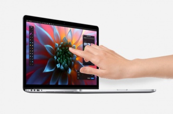 Apple запатентовала MacBook с сенсорным экраном