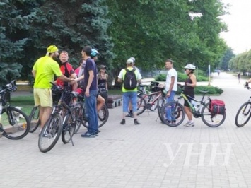 Акция "На велосипеде на работу" прошла в Запорожье