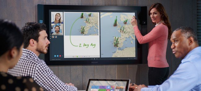 В июле начнутся продажи планшета Microsoft Surface Hub