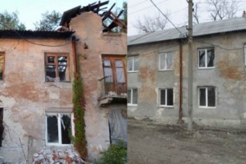 В Углегорске восстанавливают дома
