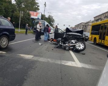 В Петербурге байкера из Болгарии сбил Volkswagen