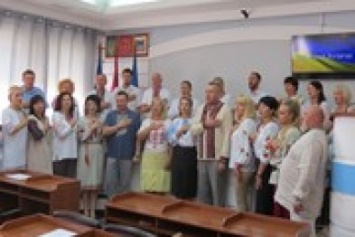 Бердянский горсовет принял эстафету «Free Ukraine 25» (видео)