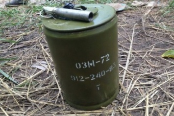 Неподалеку от Донецка найден схорон боевиков с прыгающей миной
