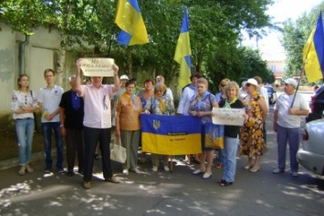 В Краматорске прошел митинг в поддержку декоммунизации