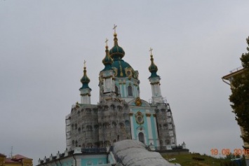 В Киеве завершают реставрацию Андреевской церкви (ФОТО)
