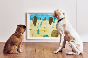 В Лондоне открылась выставка искусства для собак