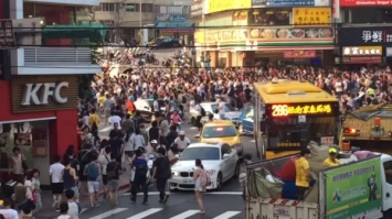 В Тайване тысячи игроков в Pokemon Go заблокировали движение транспорта