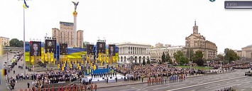 Порошенко не смог разогнать тучи над парадом по случаю 25-летия "независимости"