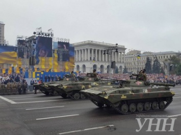 Более 70% задействованной в параде военной техники произведено ОПК Украины