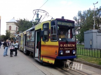 Парад трамваев начался во Львове