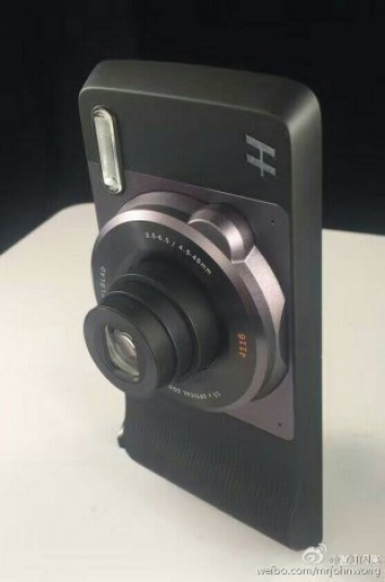 Первое фото панели Hasselblad для Moto Z с объективом, обладающим 10-кратным зум