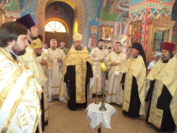 В центральном православном соборе молились за власть и воинстве