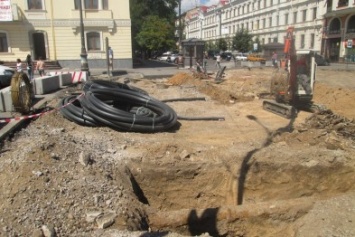Реконструкция Тираспольской площади в Одессе: движение частично возобновили (ФОТО)