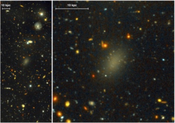 NASA обнаружили уникальную галактику, состоящую из темной материи