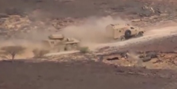 Грузинский бронеавтомобиль развалился в ходе бегства саудовской армии от хуситов