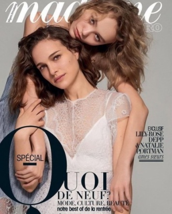 Натали Портман и Лили Роуз Депп украсили обложку Madame Figaro