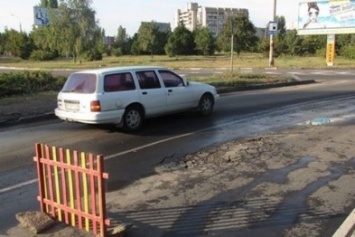 В Херсоне затопило Николаевское шоссе