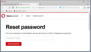 Пользователи браузером Opera оказались под угрозой взлома личных данных