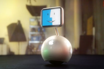 Представлен концепт домашнего робота Apple iRis в стиле iMac G4 [видео]
