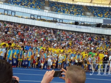 Сборная Украины по футболу провела открытую тренировку
