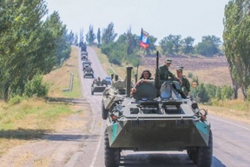 Боевики «ДНР» получили из России за четыре дня 46 единиц танков и бронетехники