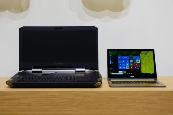 Acer представила 21-дюймовый ноутбук с изогнутым дисплеем Predator 21 X и «самый тонкий в мире ноутбук» Swift 7
