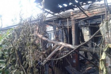 Пожар под Харьковом: владелец дома, пытаясь потушить огонь, получил ожоги