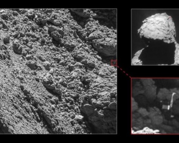 «Розетта» запечатлела потерянный зонд «Филы» на поверхности кометы