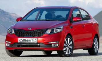 Модель автомобиля KIA Rio лидирует по продажам в России