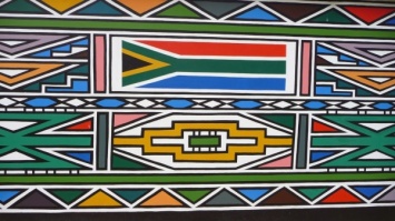 BMW 7 серии южноафриканская художница украсила орнаментами ндебеле
